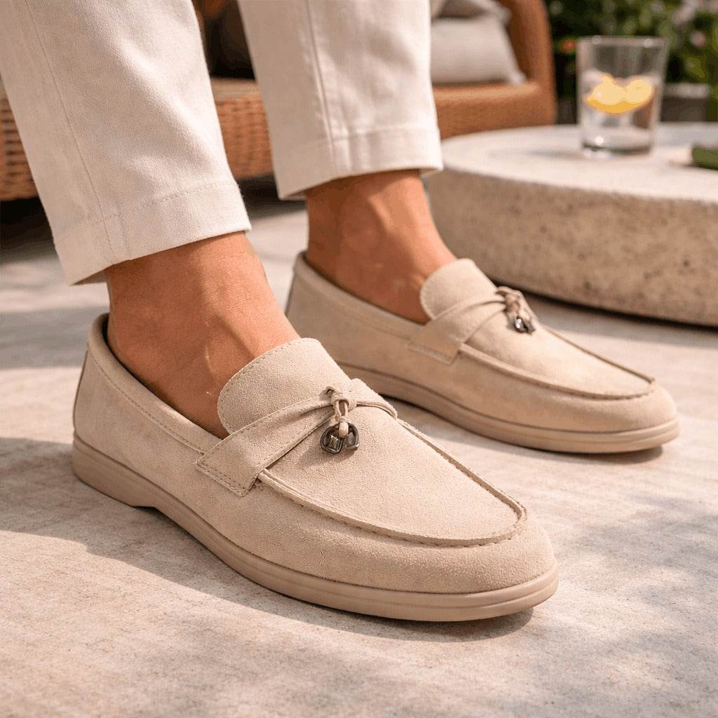 Mocassins en daim avec charms