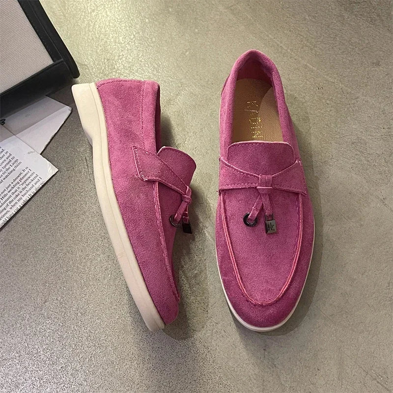 Mocassins en daim avec charms