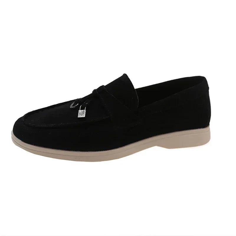 Mocassins en daim avec charms