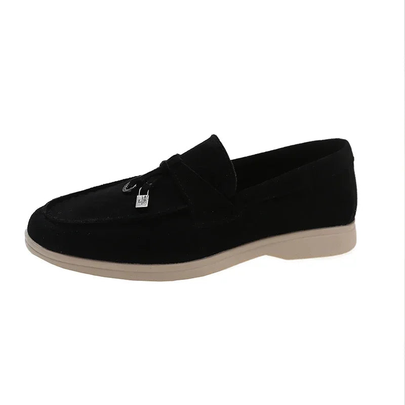 Mocassins en daim avec charms