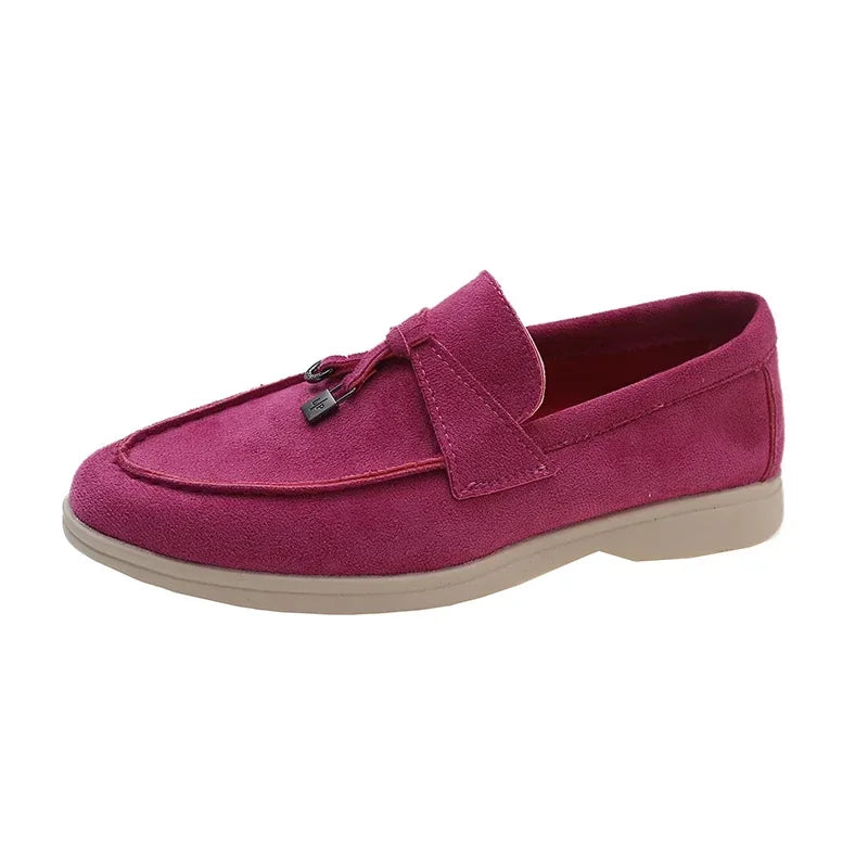 Mocassins en daim avec charms
