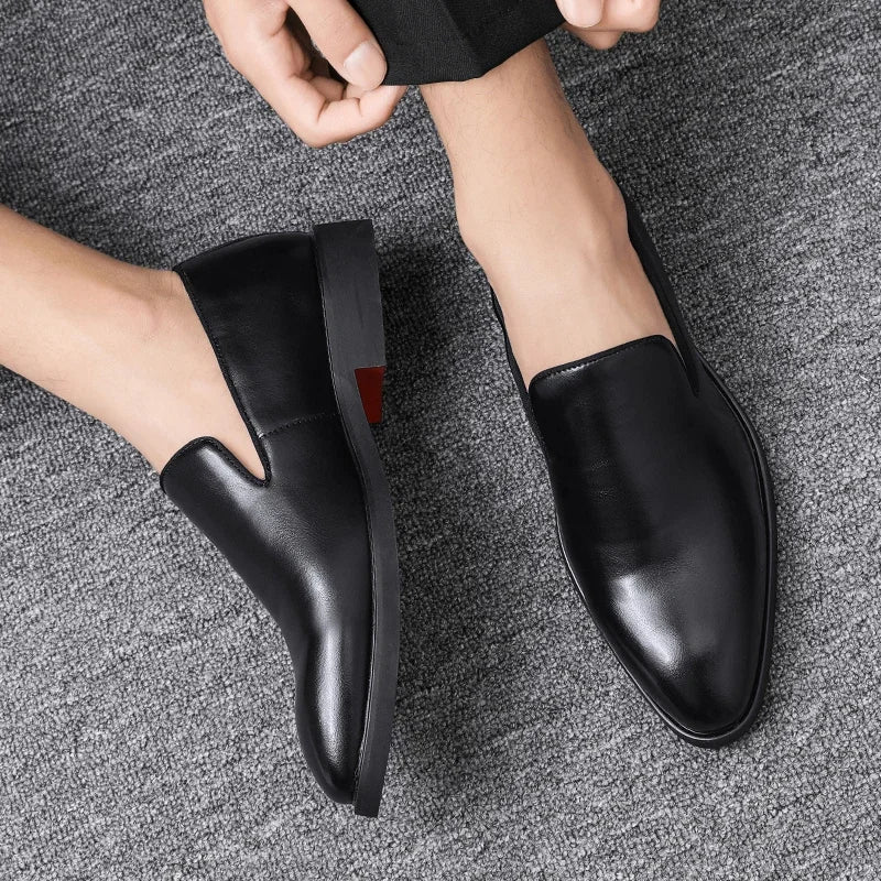 Mocassins avec semelle rouge pour homme