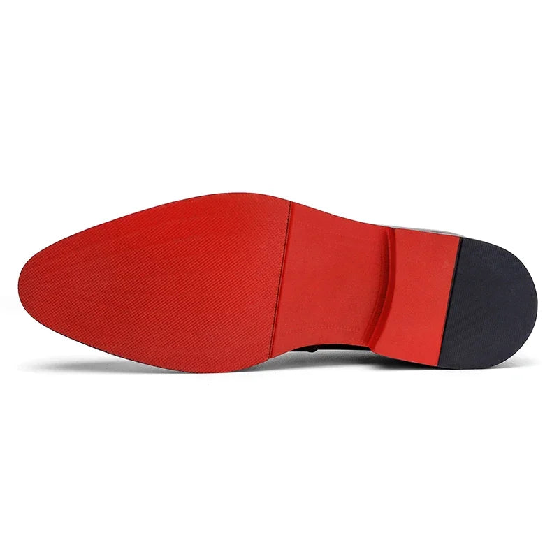 Mocassins avec semelle rouge pour homme
