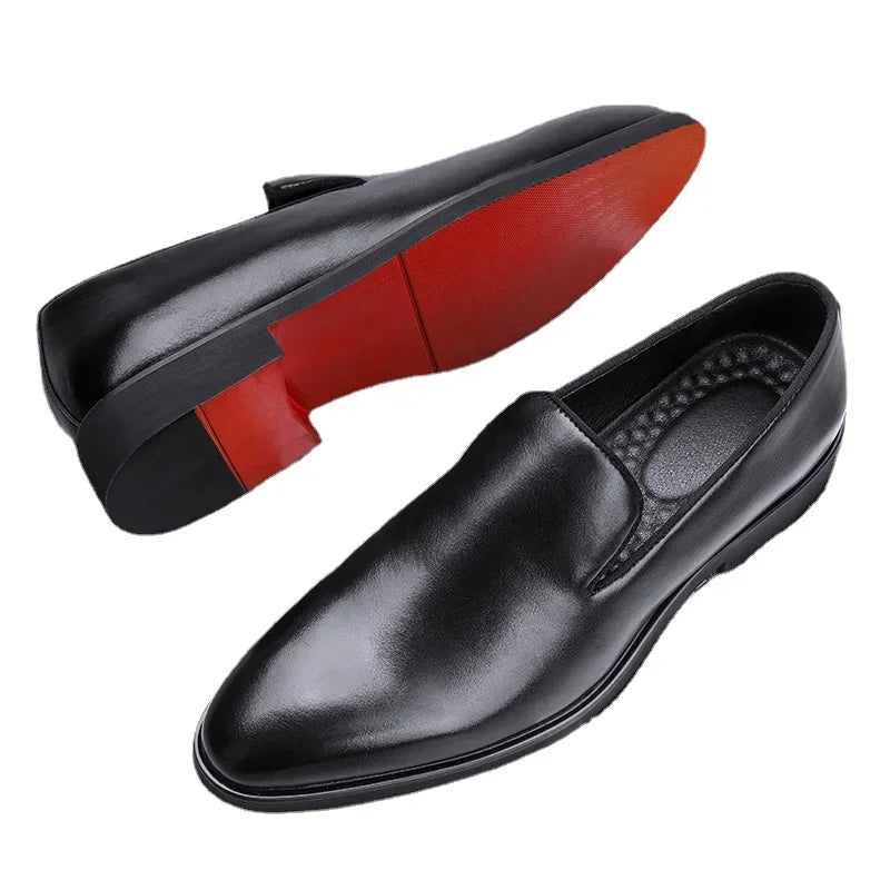 Mocassins avec semelle rouge pour homme