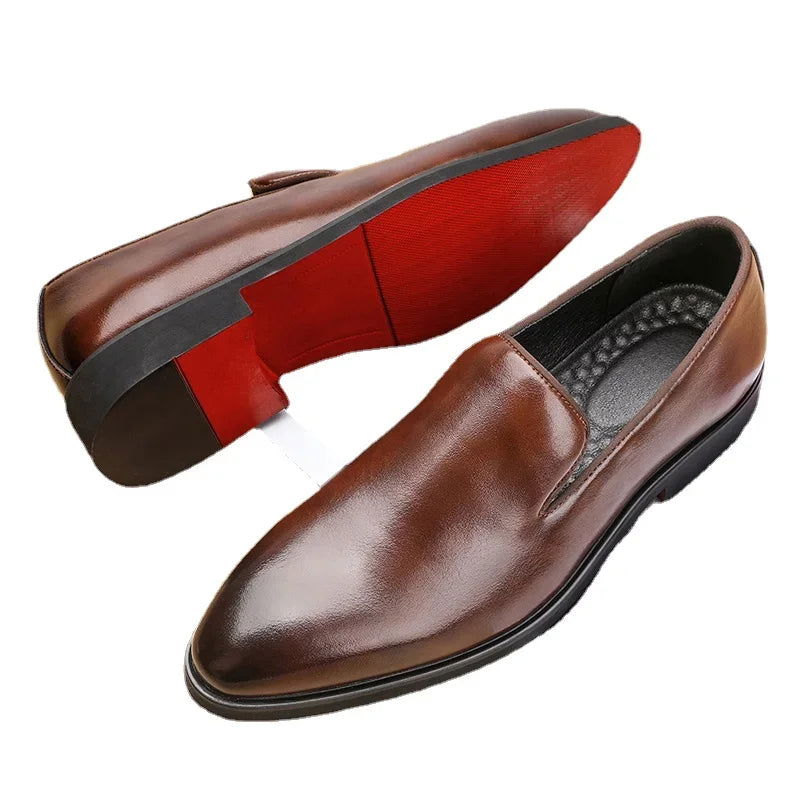 Mocassins avec semelle rouge pour homme