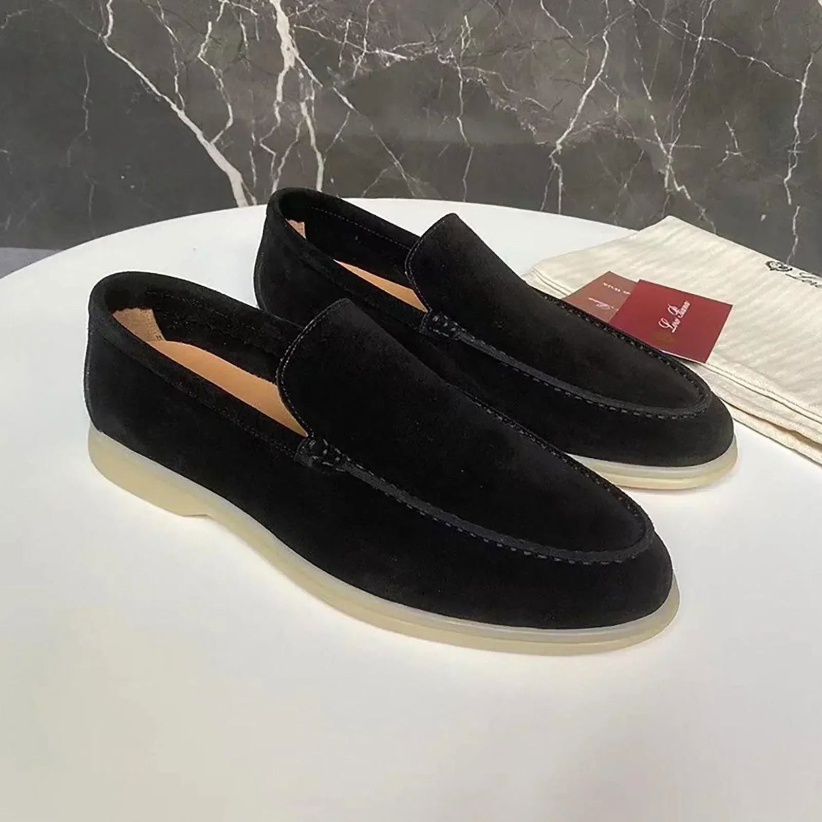 Mocassins urbains en daim pour homme