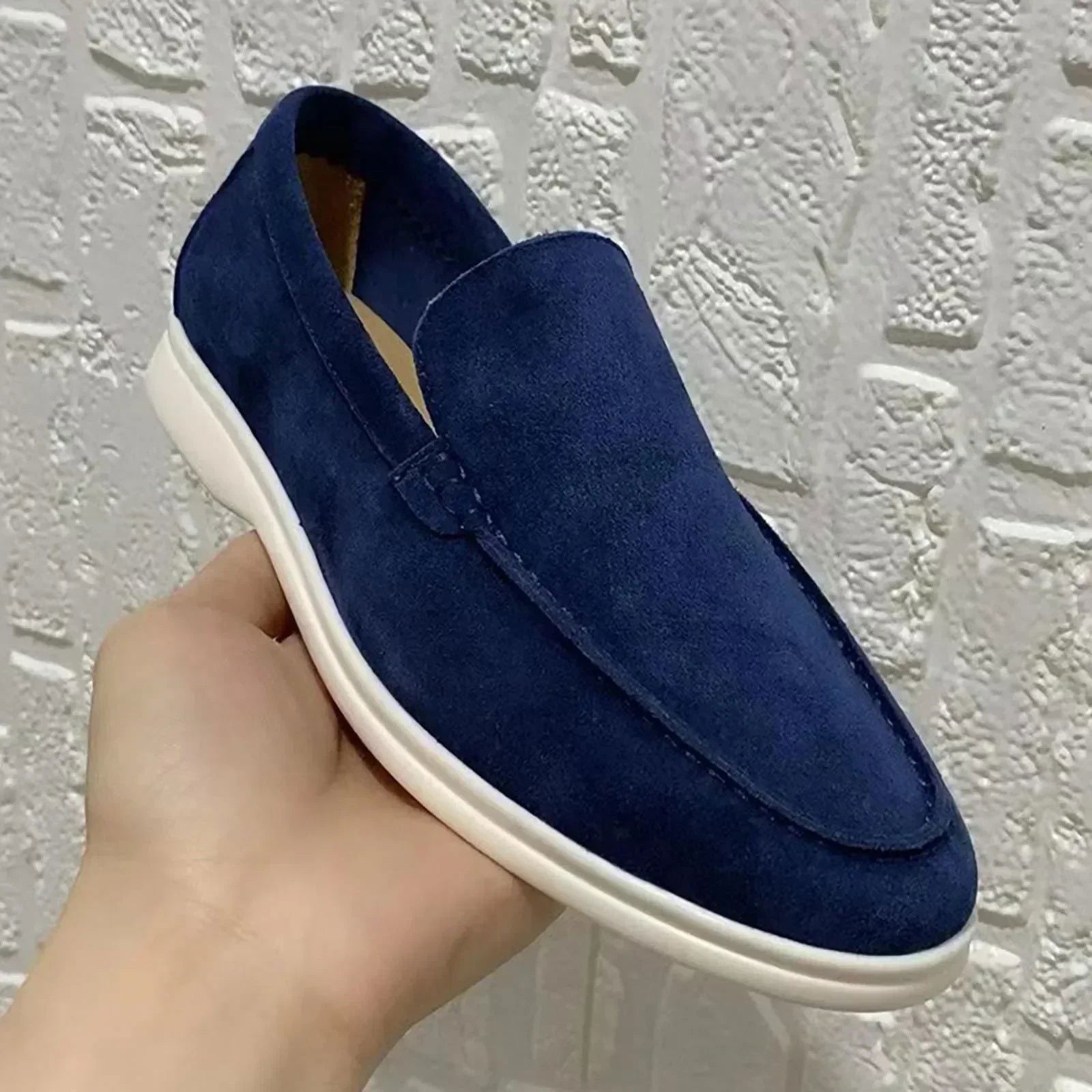 Mocassins urbains en daim pour homme