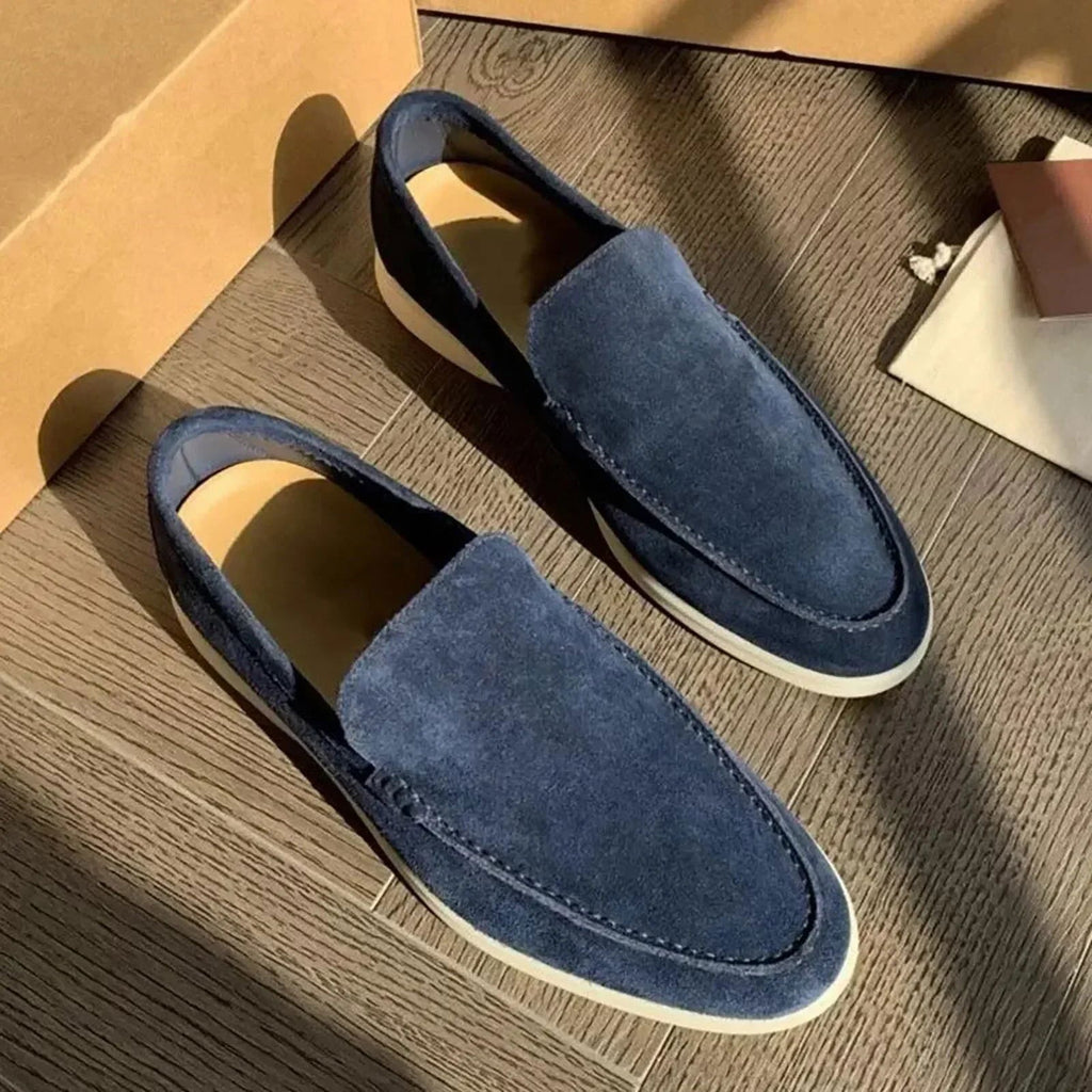 Mocassins urbains en daim pour homme
