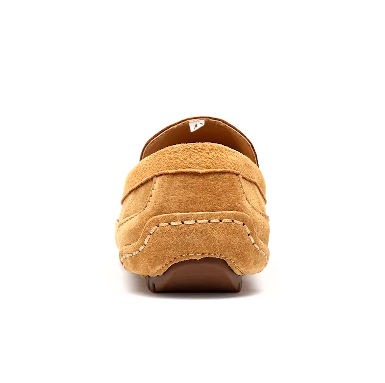 Mocassins beiges en daim pour homme