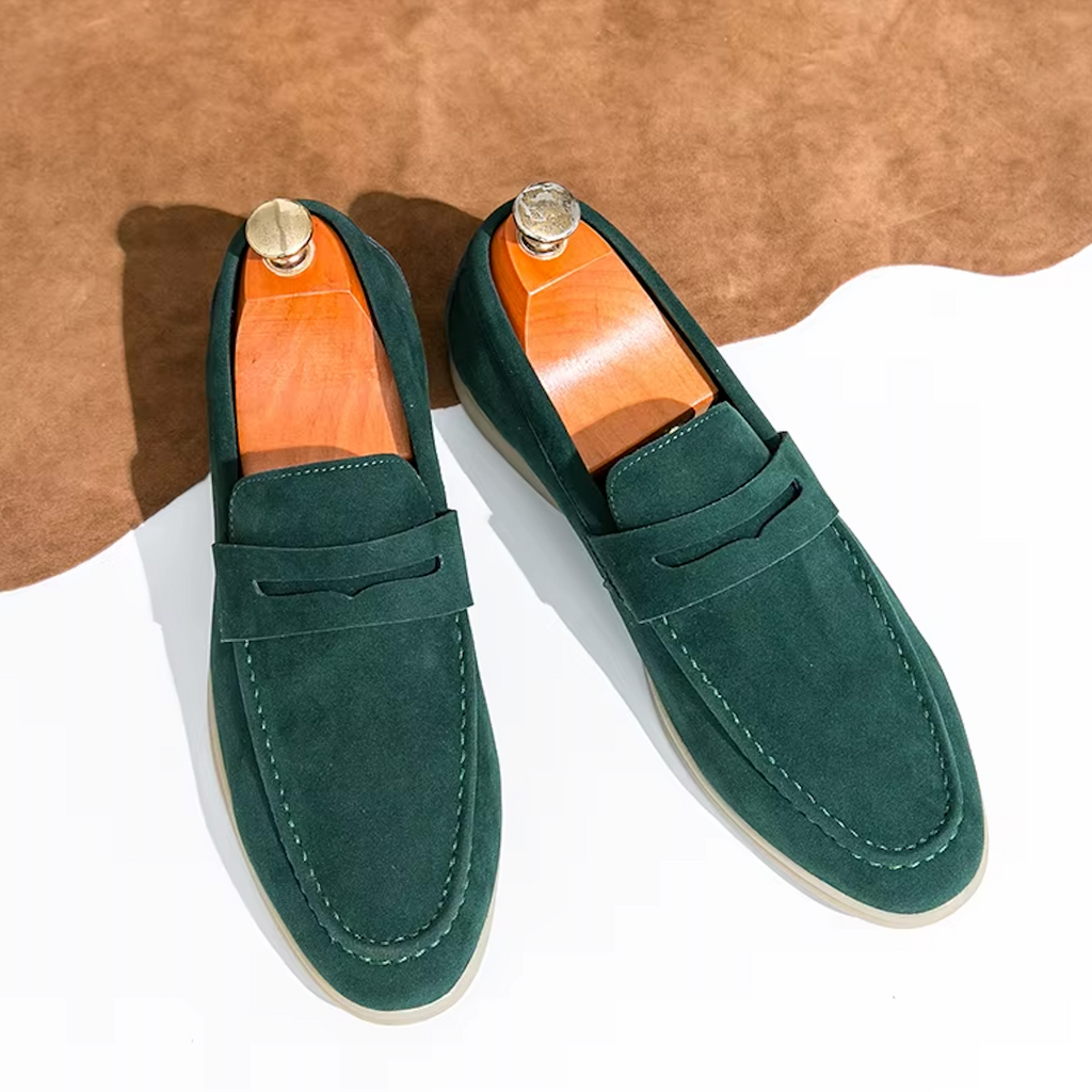 Mocassins en daim style raffiné pour homme
