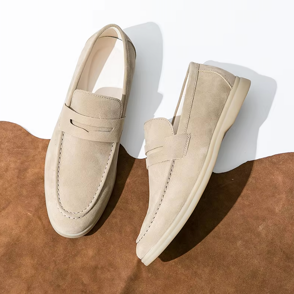 Mocassins en daim style raffiné pour homme