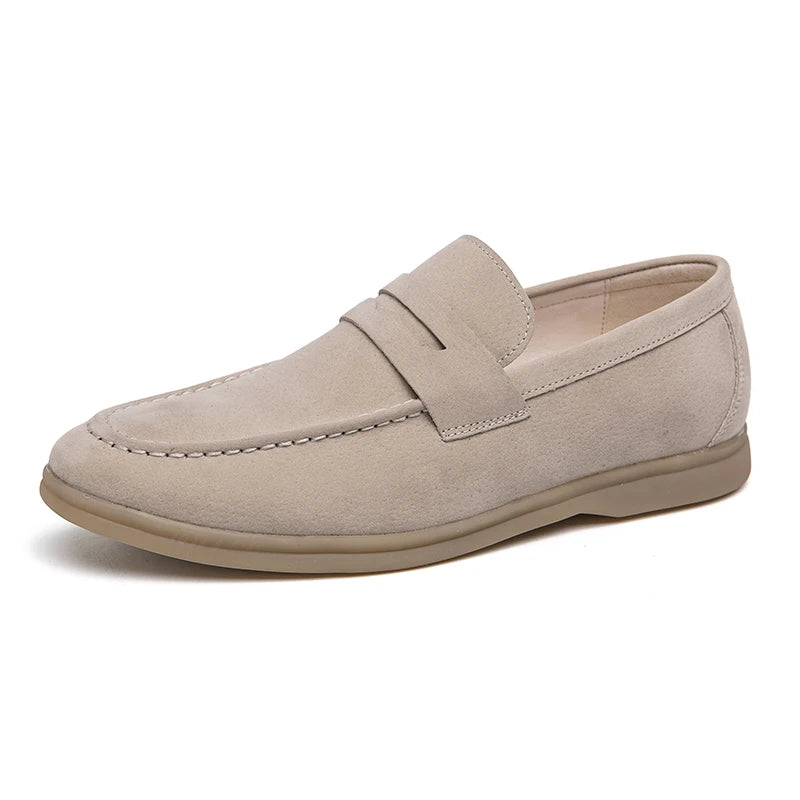 Mocassins en daim style raffiné pour homme