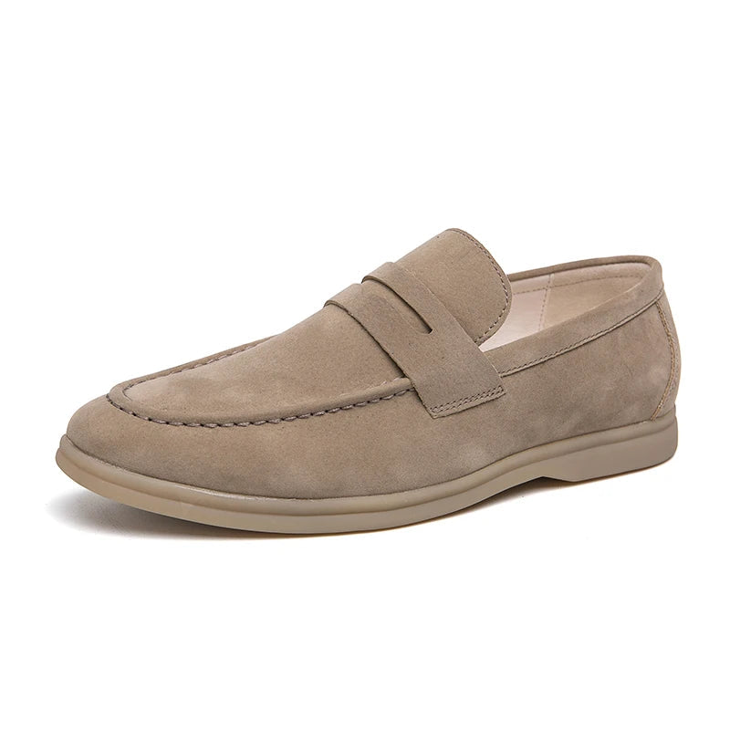 Mocassins en daim style raffiné pour homme