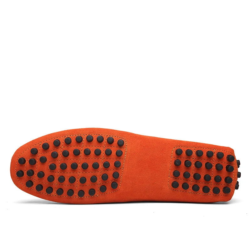 Mocassins en daim souple pour homme