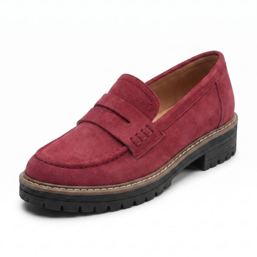 Mocassins en daim chunky