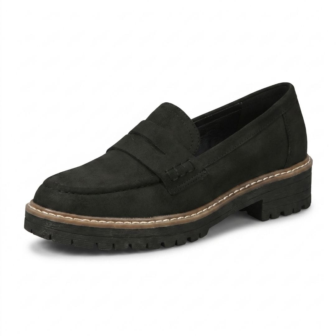 Mocassins en daim chunky