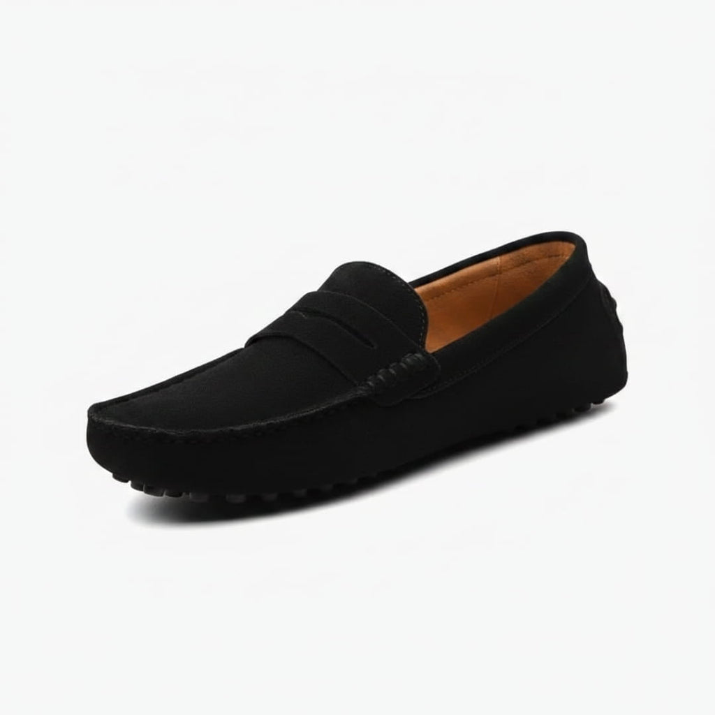 Mocassins casual en daim pour homme