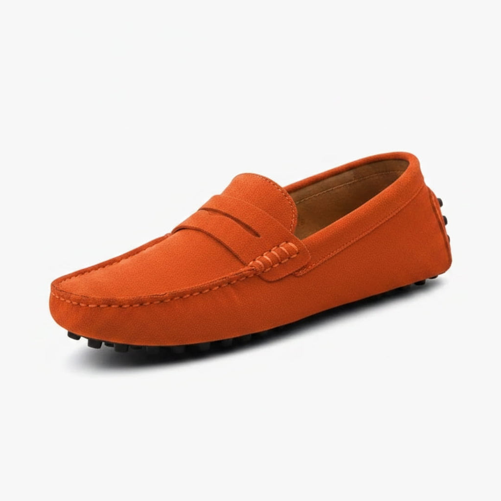 Mocassins casual en daim pour homme