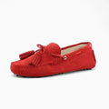 Mocassins rouges à glands