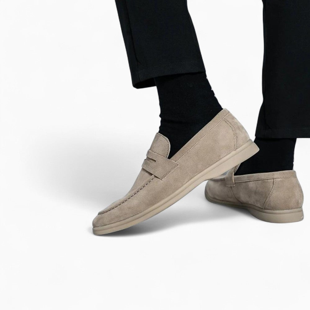 Mocassins légers en daim pour homme