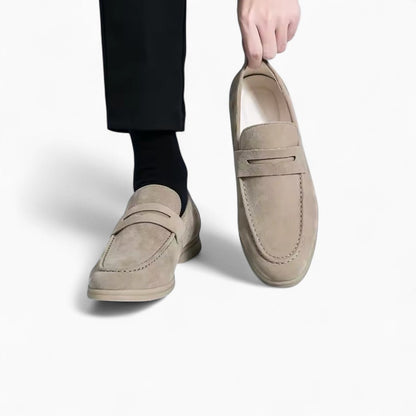Mocassin léger en daim homme
