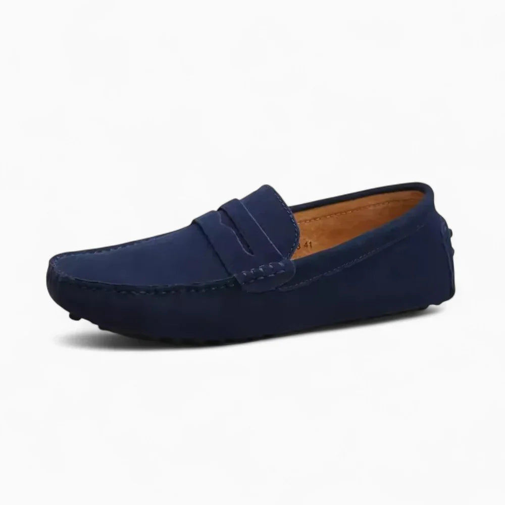 Mocassins bleu marine pour homme