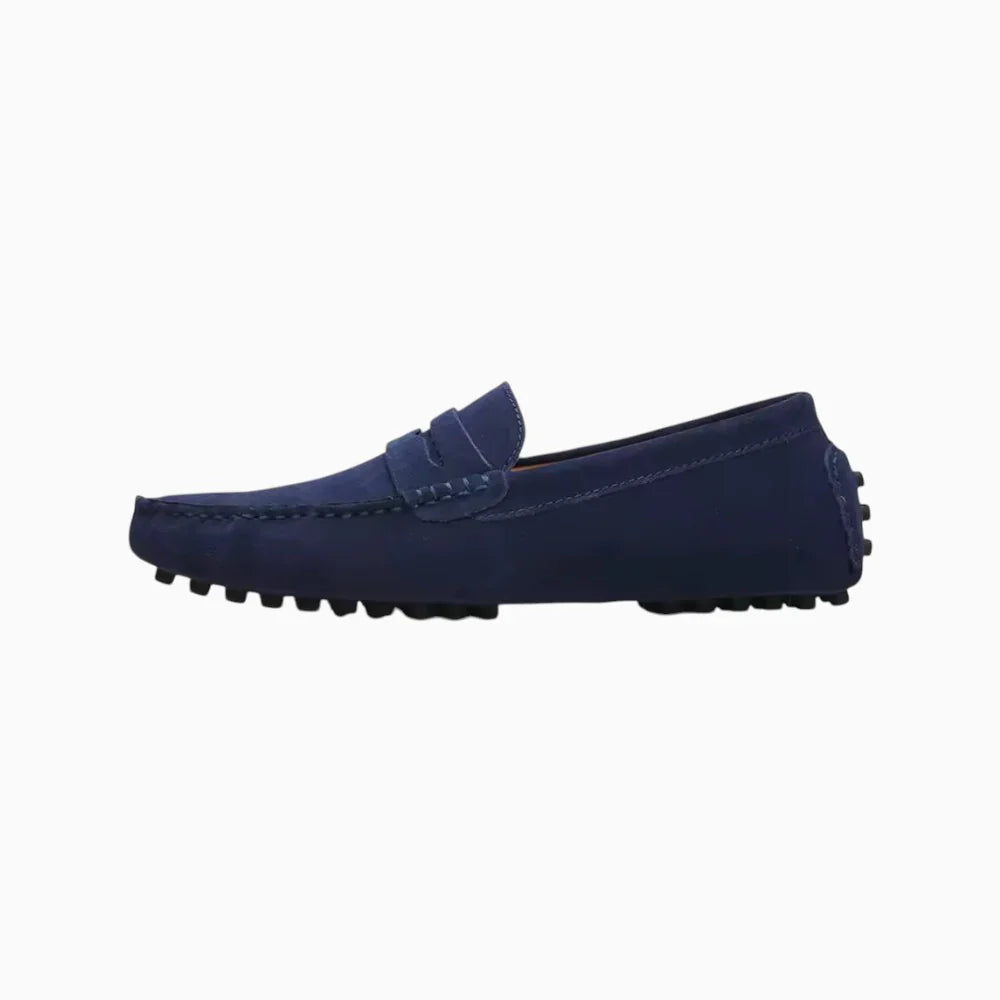 Mocassins bleu marine pour homme
