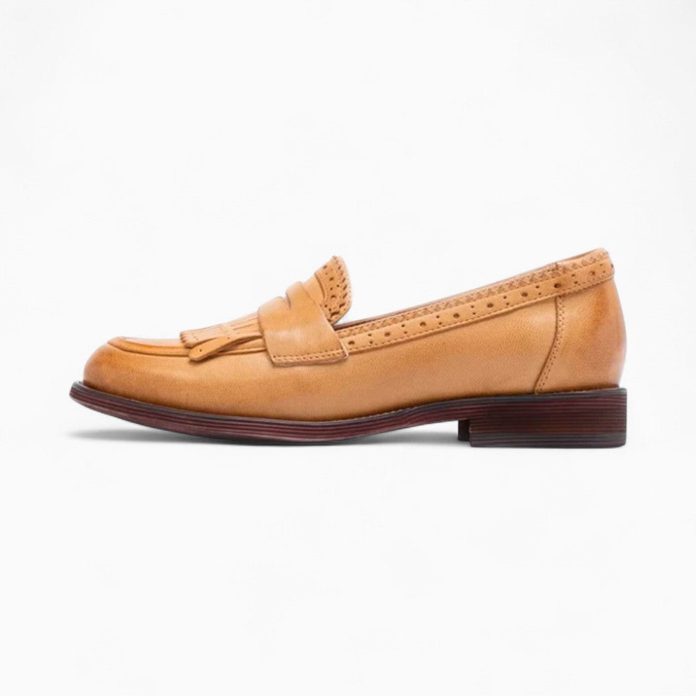Mocassins à franges marron
