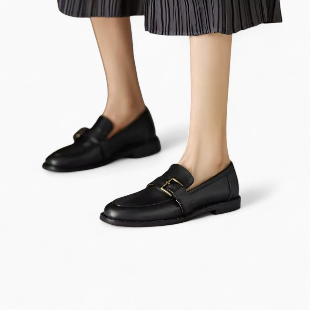 Mocassins avec boucle en métal