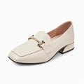 Mocassins beige avec mort