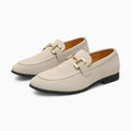 Mocassins beiges pour homme