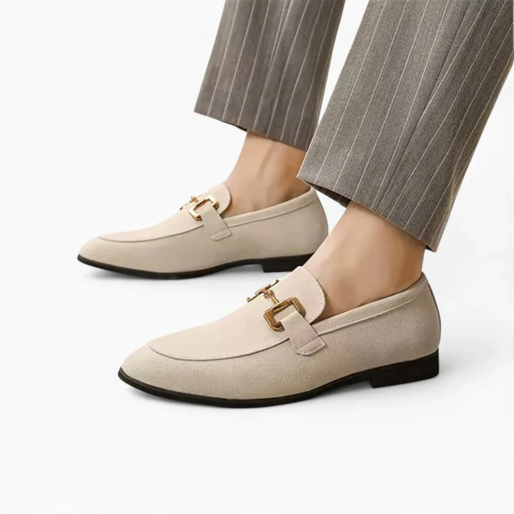 Mocassins beiges pour homme