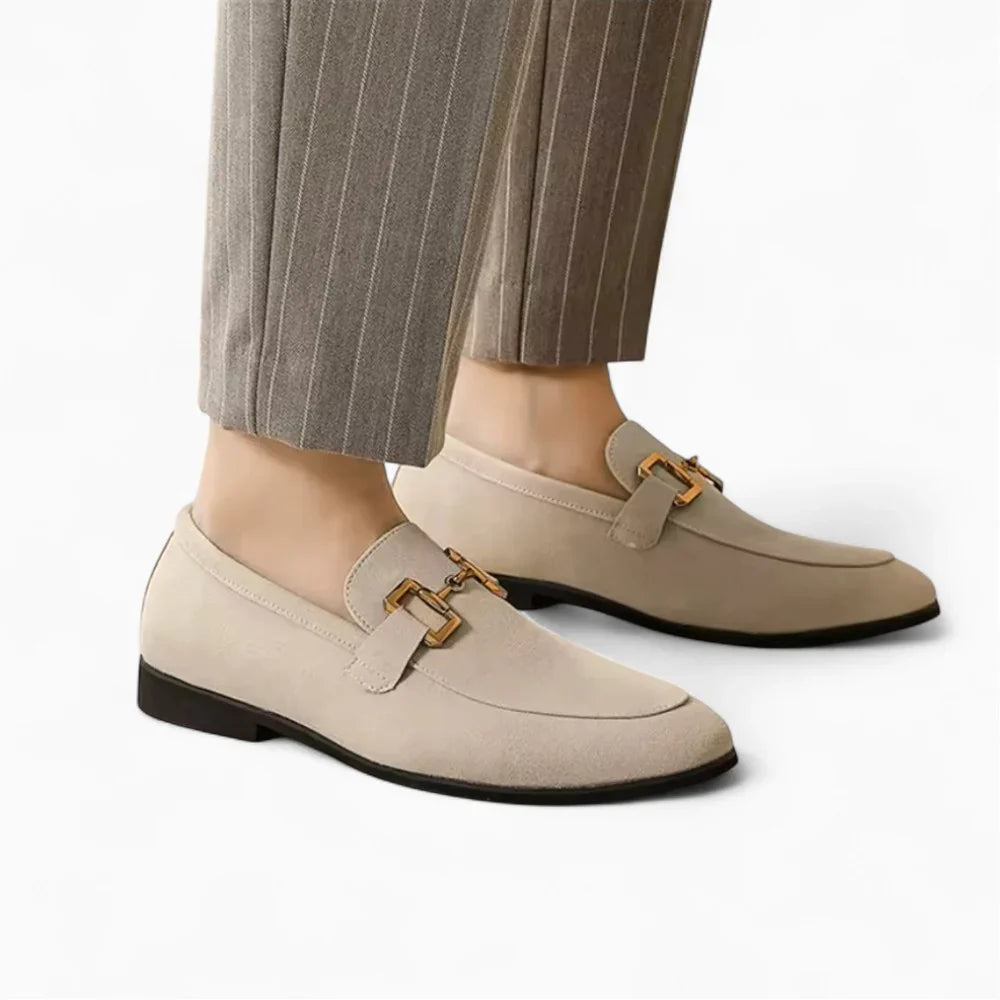 Mocassins beiges pour homme