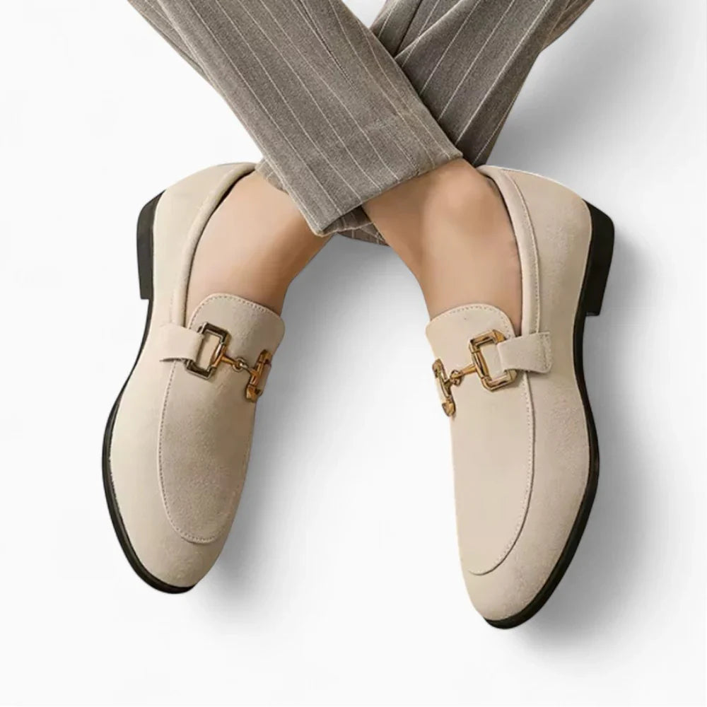 Mocassins beiges pour homme