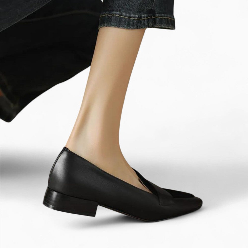 Mocassin pointu effet ballerine