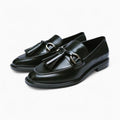 Mocassins noirs à glands