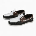 Mocassins bateau tricolore pour homme